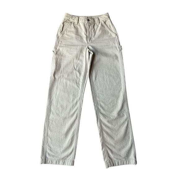 Aritzia TNA Greenwich High-waisted carpenter twill Pants Size 0 - Picture 6 of 12